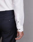 BOTTONE CIOCCOLATO LUXE SHIRT SLIM FIT