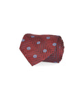 Italian Silk Tie Flower Spot Print