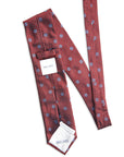 Italian Silk Tie Flower Spot Print