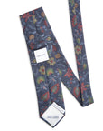 Italian Silk Tie Paisley Botanical Print