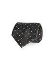 Italian Silk Tie Dot Jacquard Weave