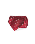 Italian Silk Tie Dot Jacquard Weave