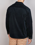 STRETCH VELVET OVERSHIRT