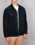 STRETCH VELVET OVERSHIRT