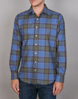 SARDINIA PEACHED CHECK SLIM FIT SHIRT