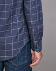 HIGHLAND PEACHED CHECK SLIM FIT SHIRT