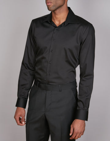 Cocktail Stretch Sateen Athletic Fit Shirt