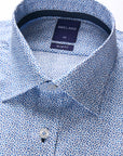 SPECKLED DIGITAL PRINT SLIM FIT SHIRT