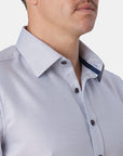 GRAND ZIG ZAG TWILL SLIM FIT SHIRT