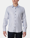 GRAND ZIG ZAG TWILL SLIM FIT SHIRT