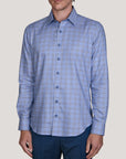 ANCONA OMBRE CHECK SLIM FIT SHIRT