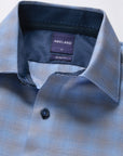 ANCONA OMBRE CHECK SLIM FIT SHIRT