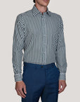 VARESE SATIN STRIPE SLIM FIT SHIRT