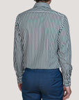 VARESE SATIN STRIPE SLIM FIT SHIRT