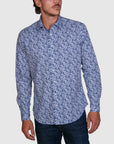 BRESCIA BUBBLE PRINT SLIM FIT SHIRT