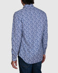 BRESCIA BUBBLE PRINT SLIM FIT SHIRT