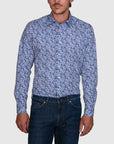 BRESCIA BUBBLE PRINT SLIM FIT SHIRT