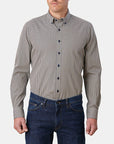 GEO LADDERS PRINT SLIM FIT SHIRT