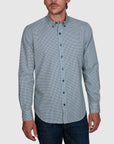 GEO LADDERS PRINT SLIM FIT SHIRT