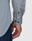 GEO LADDERS PRINT SLIM FIT SHIRT