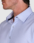 LERICI HERRINGBONE STRIPE - ROYAL