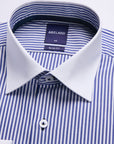 LONDRES STRIPE FRENCH CUFF SLIM FIT SHIRT