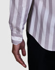 SENIGALLIA STRETCH STRIPE SLIM FIT SHIRT