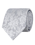 SPECKLED SOLID TIE - PALE GREY