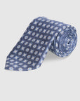 ABELARD SILK TIE - NAVY