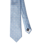 Italian Silk Tie Squares Medallion Print