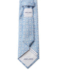 Italian Silk Tie Squares Medallion Print