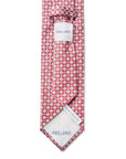 Italian Silk Tie Small Neat Design Weave