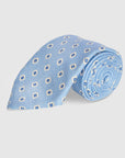 ABELARD ITALIAN SILK TIE - SKY