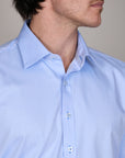 BAMBOO-TENCEL HERRINGBONE SHIRT SLIM FIT
