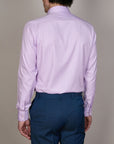 BAMBOO-TENCEL MICRO CHECK SHIRT SLIM FIT