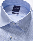 BAMBOO-TENCEL MICRO CHECK SHIRT SLIM FIT