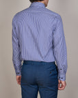 GROSETTO TWILL STRIPE SHIRT SLIM FIT