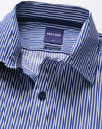 GROSETTO TWILL STRIPE SHIRT SLIM FIT