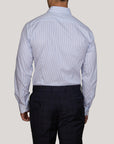 PESARO SUPER-FINE STRIPE SHIRT ATHLETIC FIT
