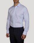PESARO SUPER-FINE STRIPE SHIRT ATHLETIC FIT