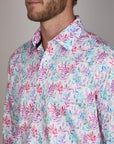WATERCOLOUR PRINT SHIRT SLIM FIT