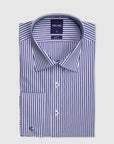 ISTRES STRIPE SLIM FIT SHIRT with FRENCH CUFFS