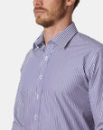 ISTRES STRIPE SLIM FIT SHIRT with FRENCH CUFFS