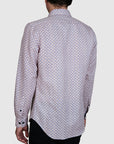 PUCCINI PRINT LINEN SLIM FIT SHIRT