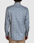 GEM-FLOWER PRINT 1 SLIM FIT SHIRT