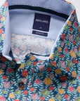 GEM-FLOWER PRINT 1 SLIM FIT SHIRT