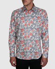 OUTLINE PRINT SLIM FIT SHIRT