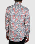 OUTLINE PRINT SLIM FIT SHIRT