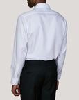 ZEGNI ZIG-ZAG TWILL SLIM FIT SHIRT