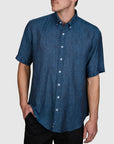 PIATTO PURE LINEN SLIM FIT SHIRT